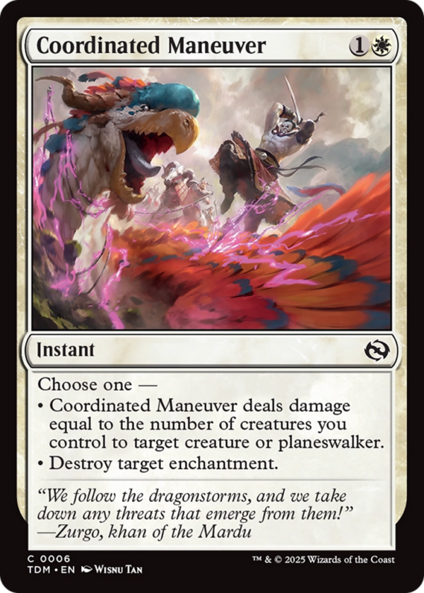 Coordinated Maneuver — Tarkir: Dragonstorm