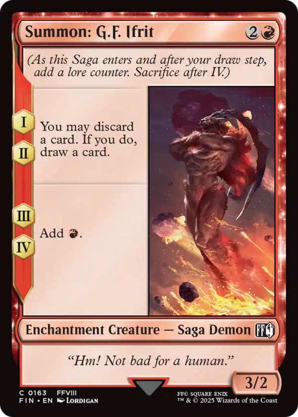 Summon: G.F. Ifrit — Final Fantasy