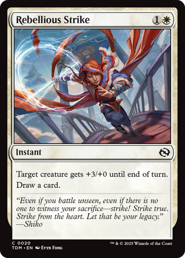 Rebellious Strike — Tarkir: Dragonstorm (Foil)