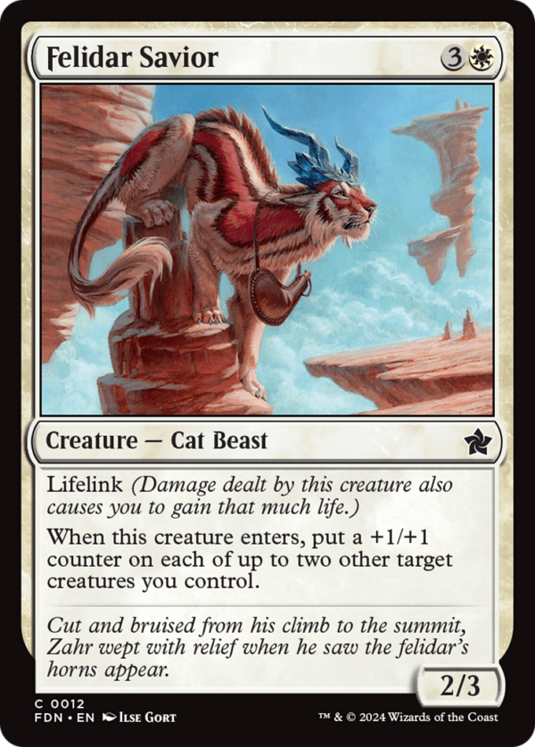 Felidar Savior — Foundations
