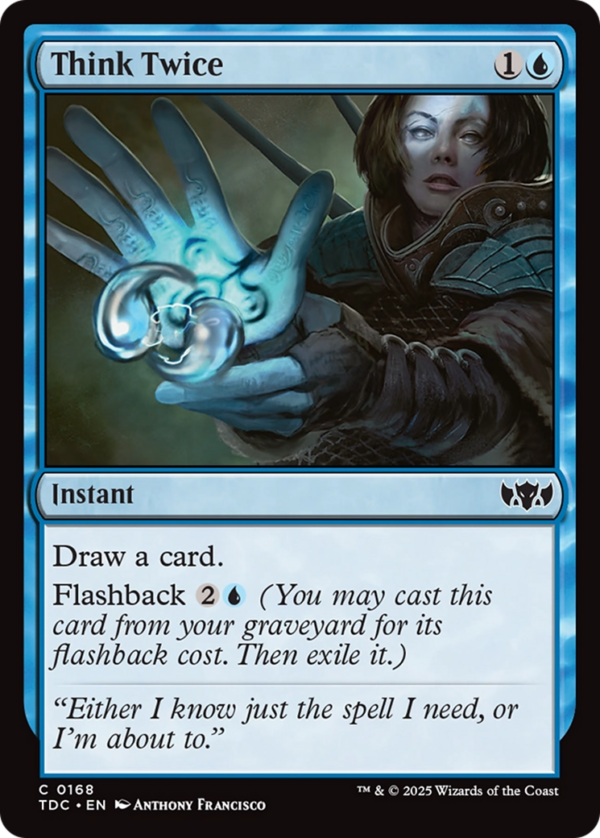 Think Twice — Tarkir: Dragonstorm Commander
