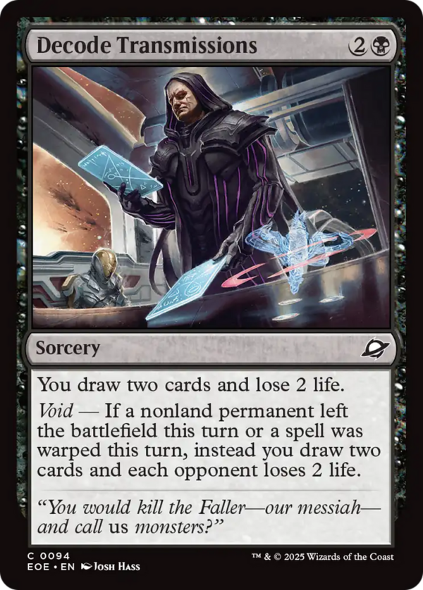 Decode Transmissions — Edge of Eternities