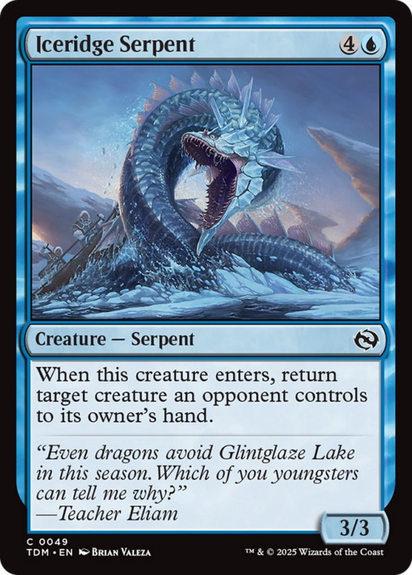 Iceridge Serpent — Tarkir: Dragonstorm