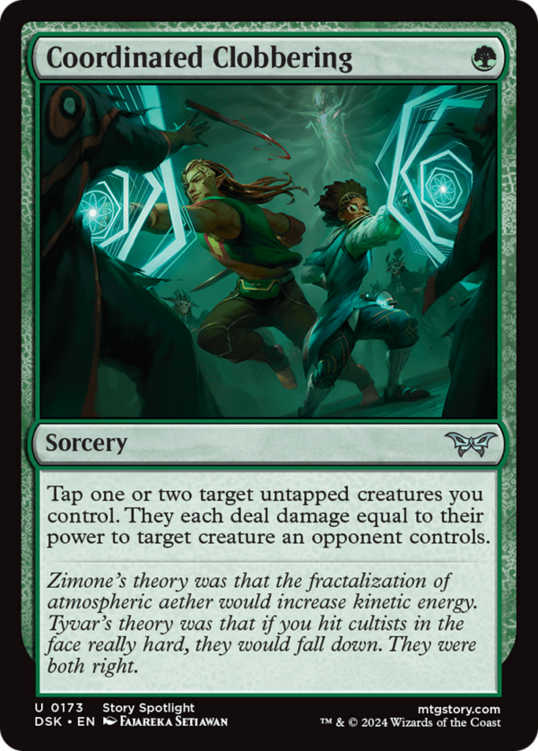 Coordinated Clobbering — Duskmourn: House of Horror