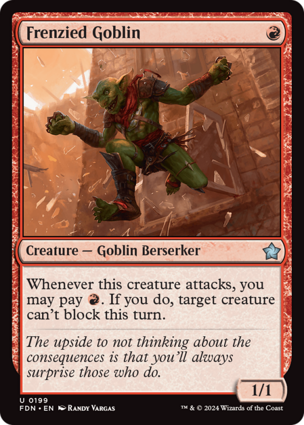 Frenzied Goblin — Foundations