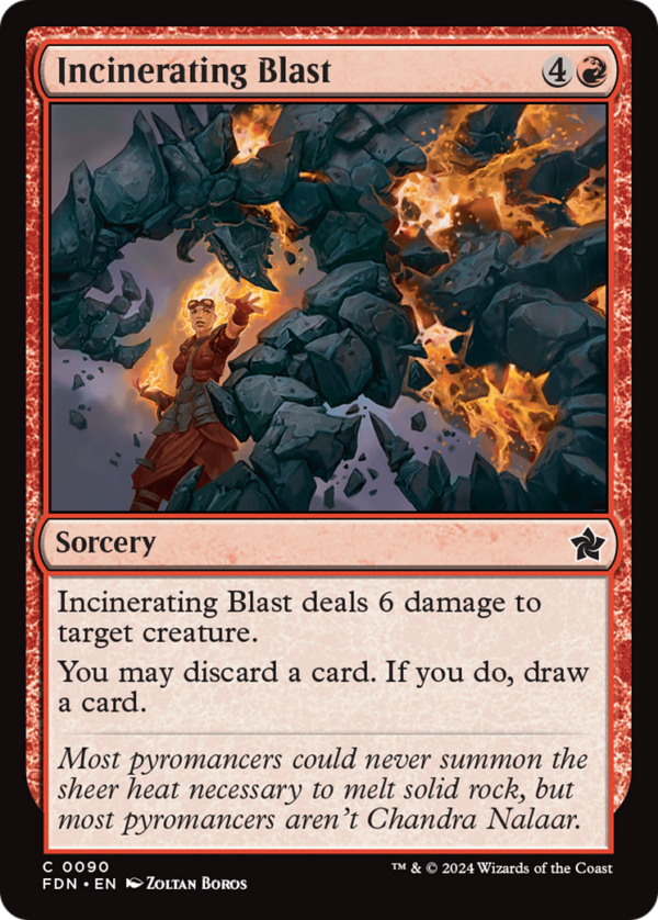 Incinerating Blast — Foundations