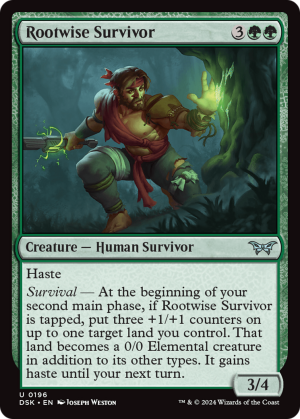 Rootwise Survivor — Duskmourn: House of Horror