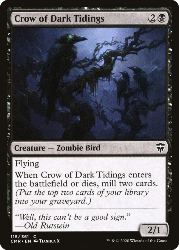 Crow of Dark Tidings — Commander Legends