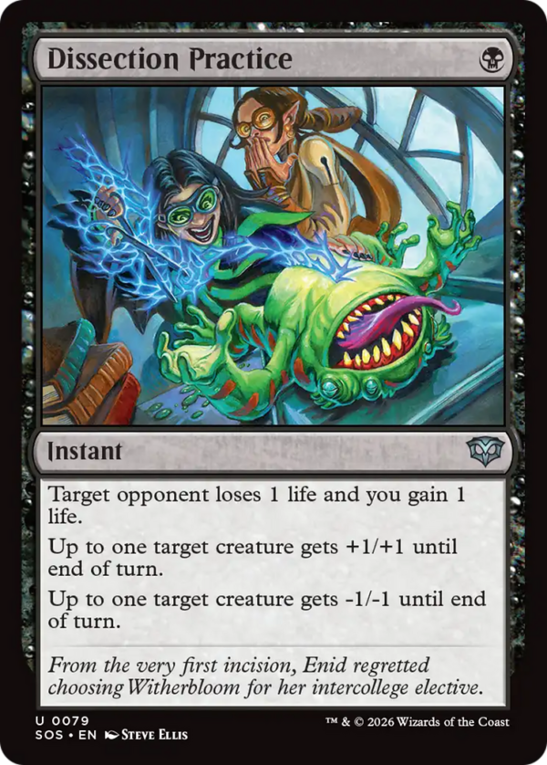 Dissection Practice — Secrets of Strixhaven