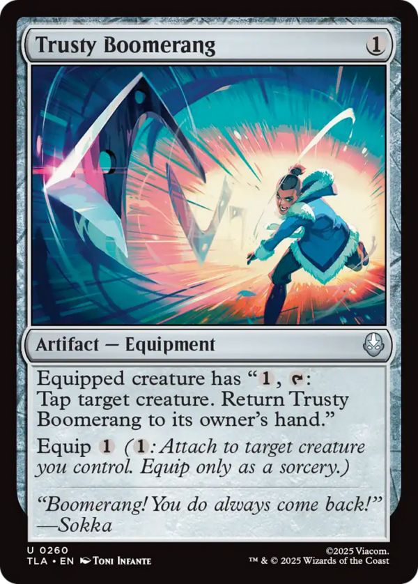 Trusty Boomerang — Avatar: The Last Airbender
