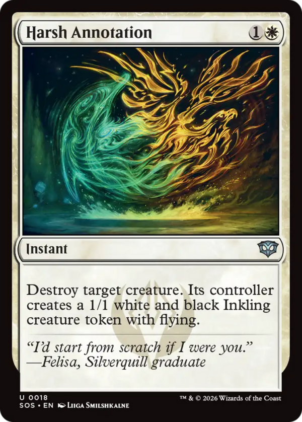 Harsh Annotation — Secrets of Strixhaven