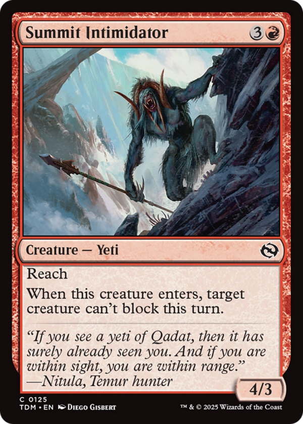 Summit Intimidator — Tarkir: Dragonstorm