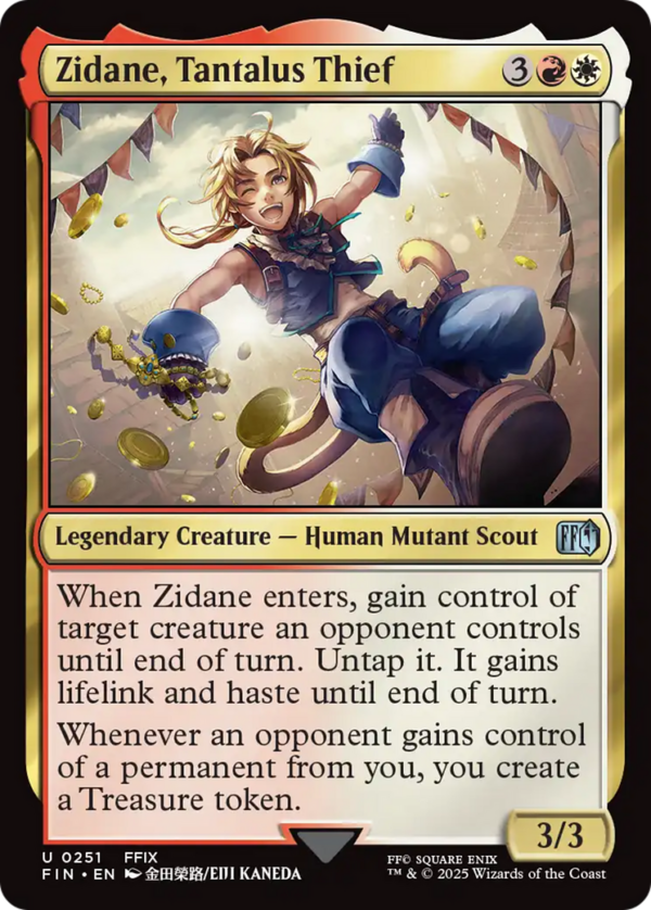 Zidane, Tantalus Thief — Final Fantasy