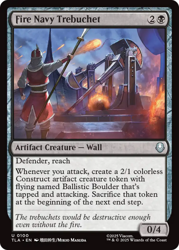 Fire Navy Trebuchet — Avatar: The Last Airbender (Foil)