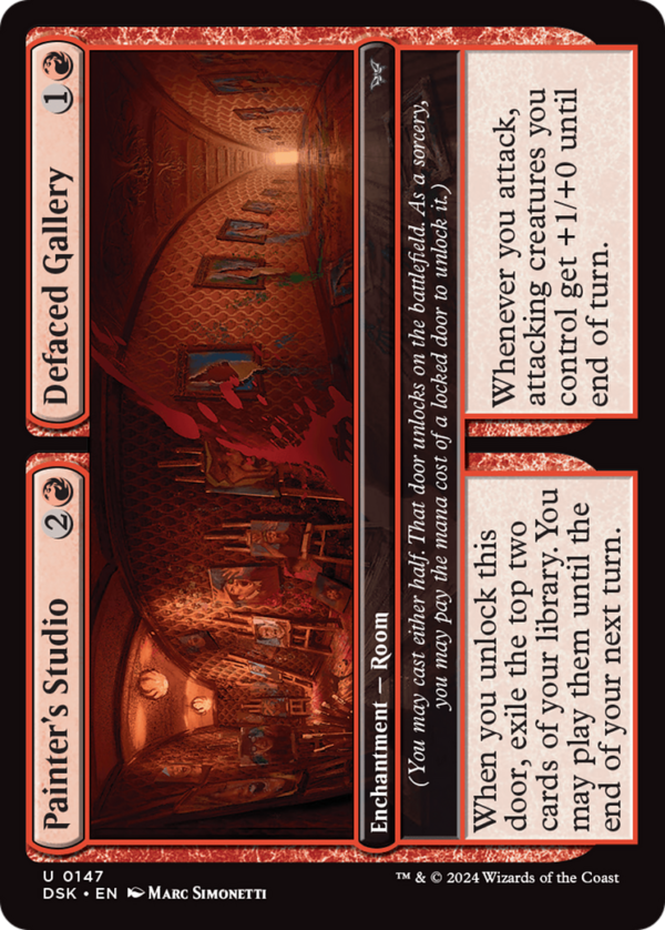 Painter's Studio // Defaced Gallery — Duskmourn: House of Horror