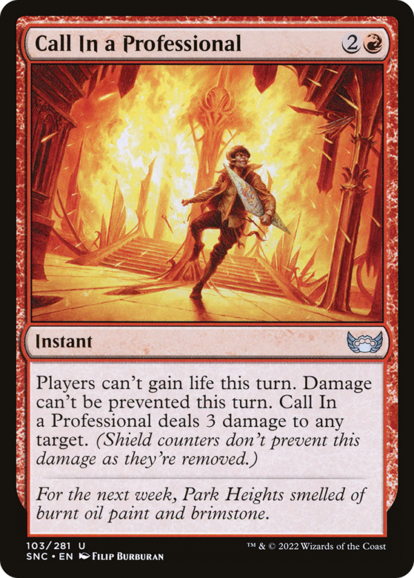 Call In a Professional — Streets of New Capenna
