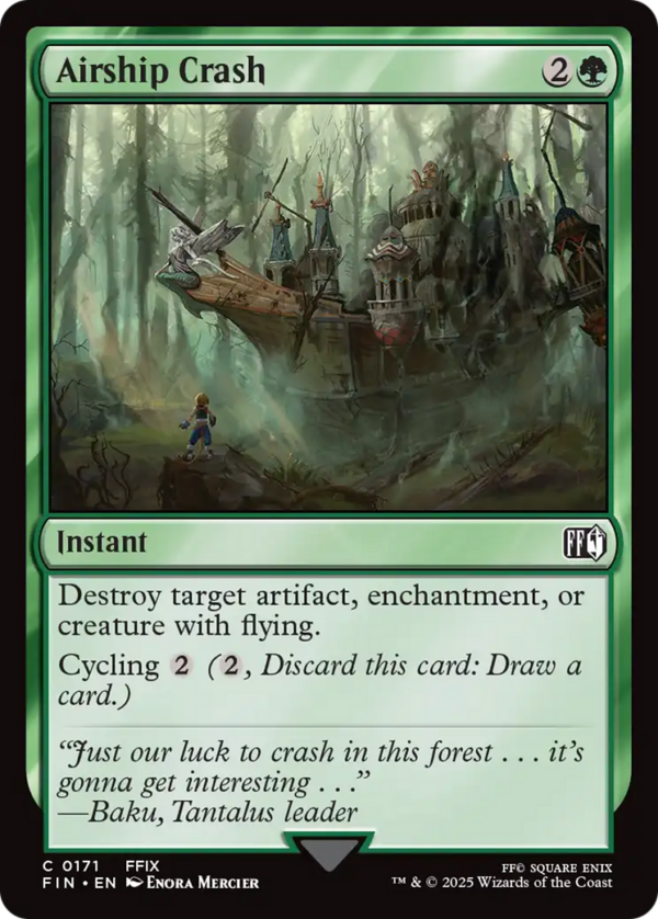 Airship Crash — Final Fantasy