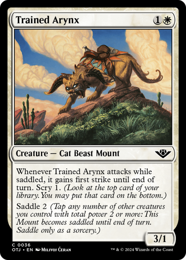 Trained Arynx — Outlaws of Thunder Junction