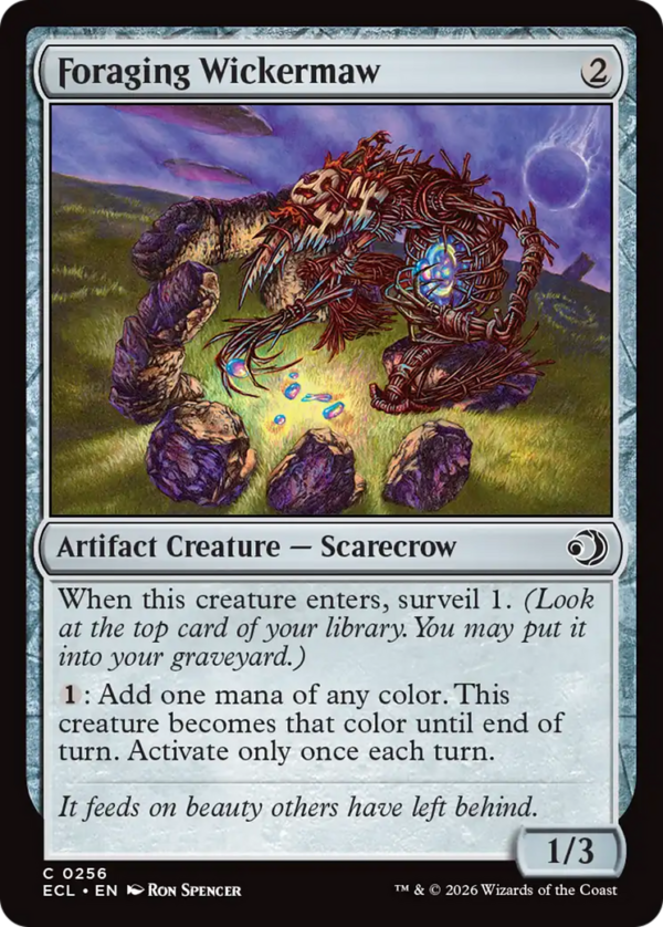 Foraging Wickermaw — Lorwyn Eclipsed