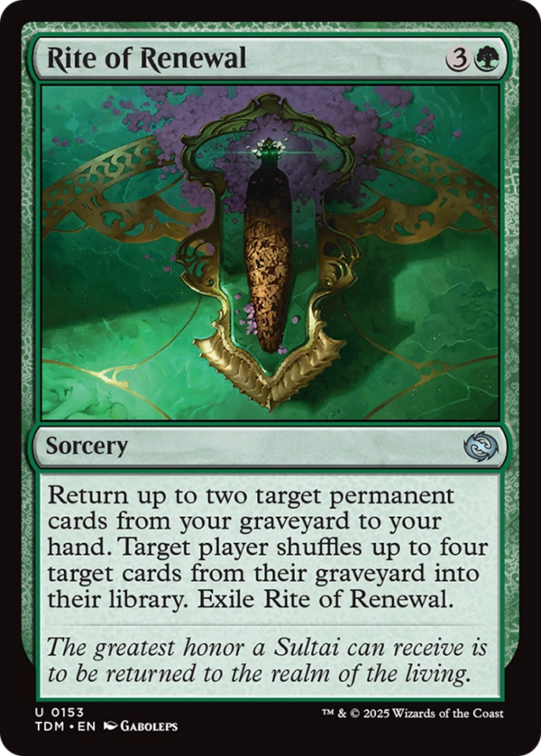 Rite of Renewal — Tarkir: Dragonstorm
