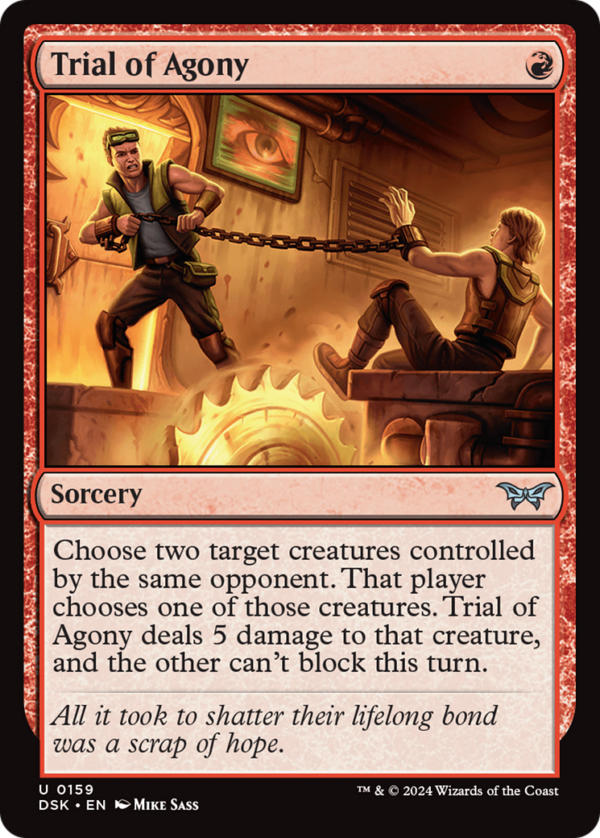 Trial of Agony — Duskmourn: House of Horror (Foil)