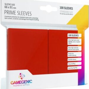 GameGenic Prime Sleeves 100 - Red