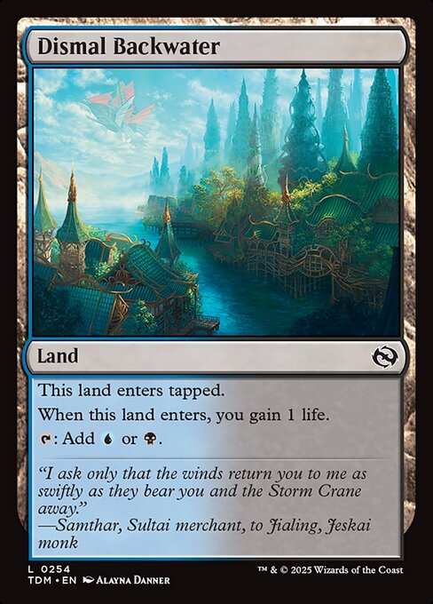 Dismal Backwater — Tarkir: Dragonstorm (Foil)