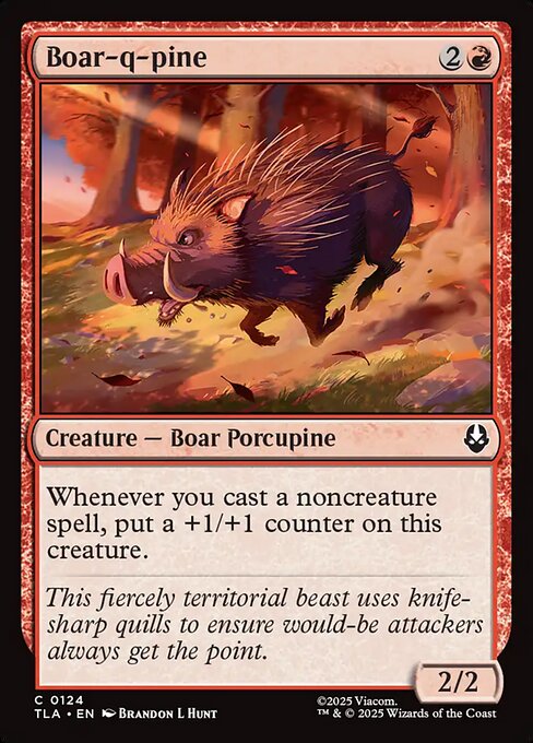 Boar-q-pine — Avatar: The Last Airbender (Foil)