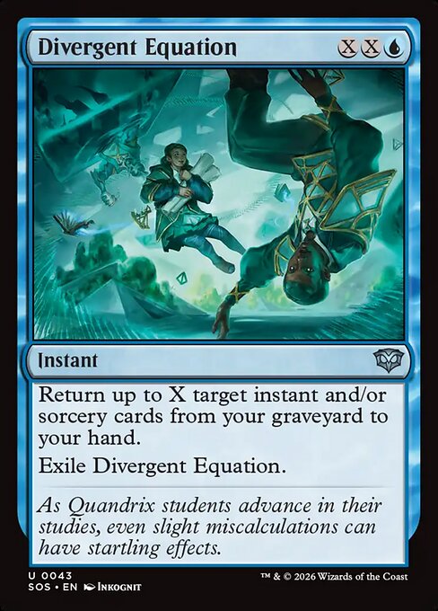 Divergent Equation — Secrets of Strixhaven (Foil)
