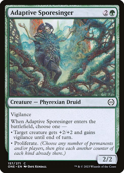 Adaptive Sporesinger — Phyrexia: All Will Be One (Foil)
