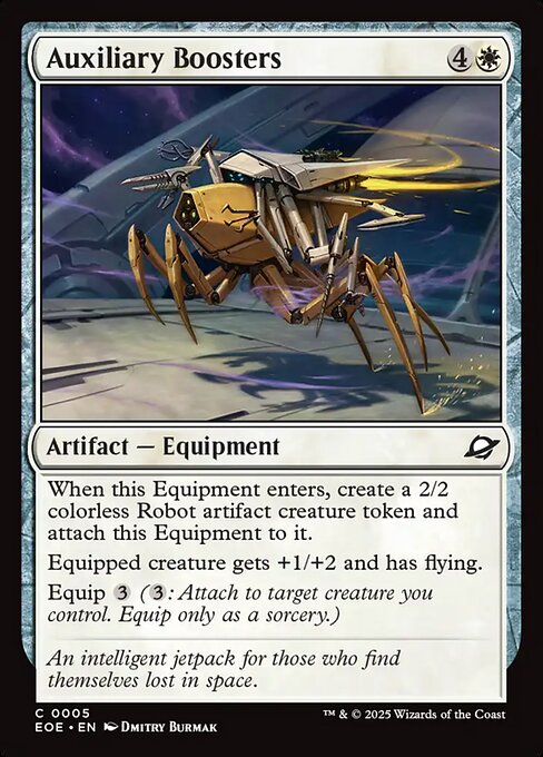 Auxiliary Boosters — Edge of Eternities (Foil)