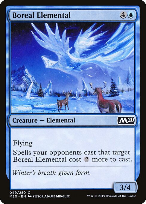 Boreal Elemental — Core Set 2020