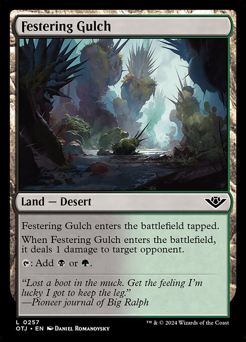 Festering Gulch — Outlaws of Thunder Junction (Foil)