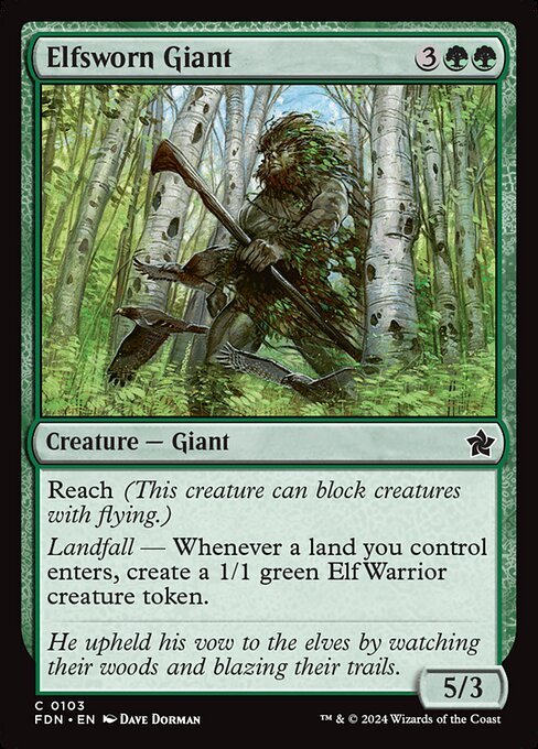 Elfsworn Giant — Foundations