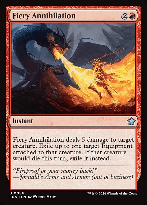 Fiery Annihilation — Foundations