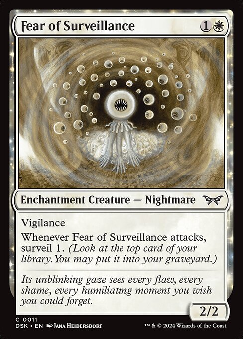 Fear of Surveillance — Duskmourn: House of Horror