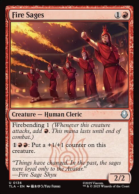 Fire Sages — Avatar: The Last Airbender (Foil)