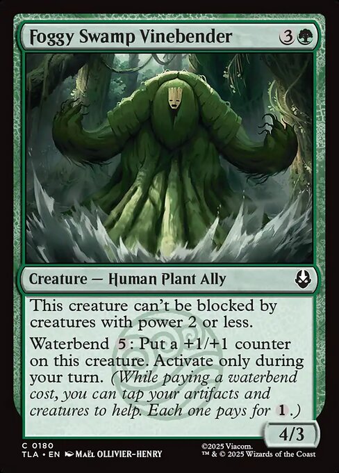 Foggy Swamp Vinebender — Avatar: The Last Airbender