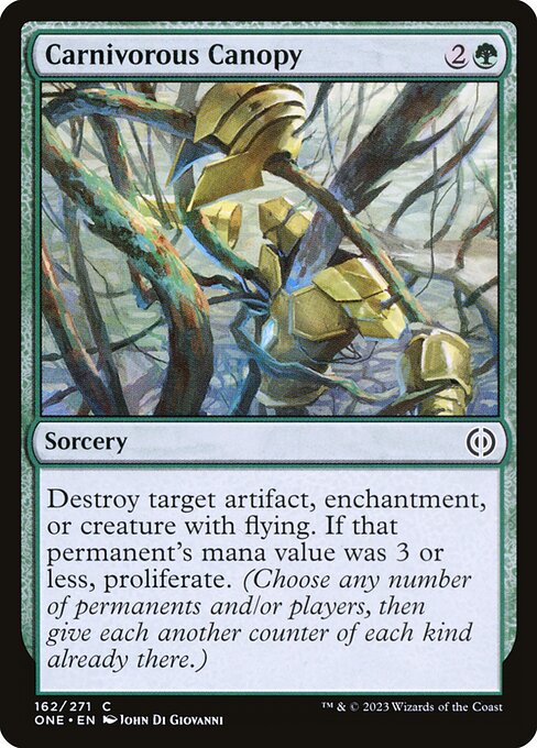 Carnivorous Canopy — Phyrexia: All Will Be One (Foil)