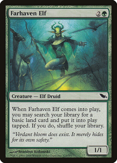 Farhaven Elf — Shadowmoor