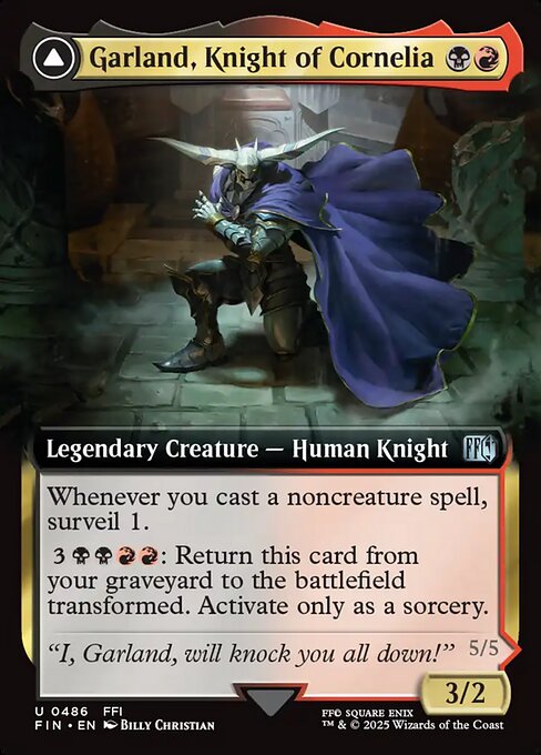 Garland, Knight of Cornelia // Chaos, the Endless — Final Fantasy · Extended Art