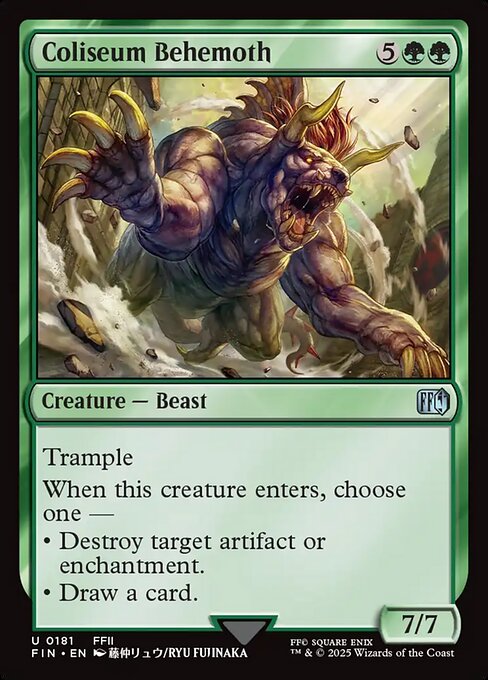 Coliseum Behemoth — Final Fantasy (Foil)