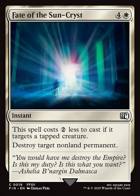 Fate of the Sun-Cryst — Final Fantasy (Foil)