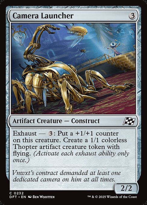 Camera Launcher — Aetherdrift (Foil)