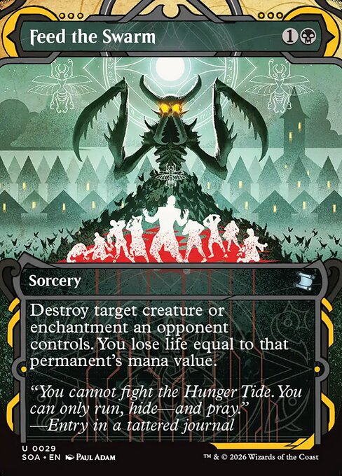 Feed the Swarm — Secrets of Strixhaven Mystical Archive · Borderless