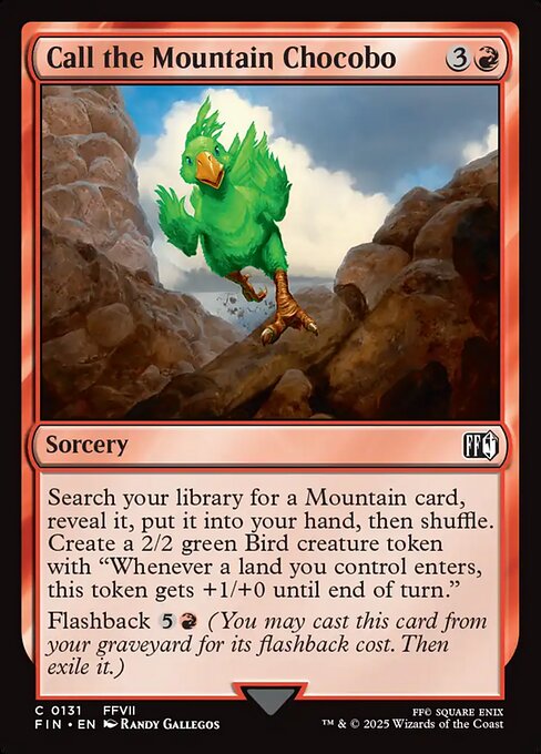 Call the Mountain Chocobo — Final Fantasy