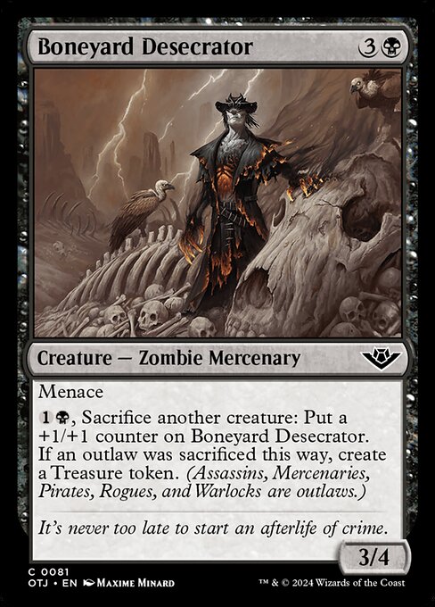 Boneyard Desecrator — Outlaws of Thunder Junction