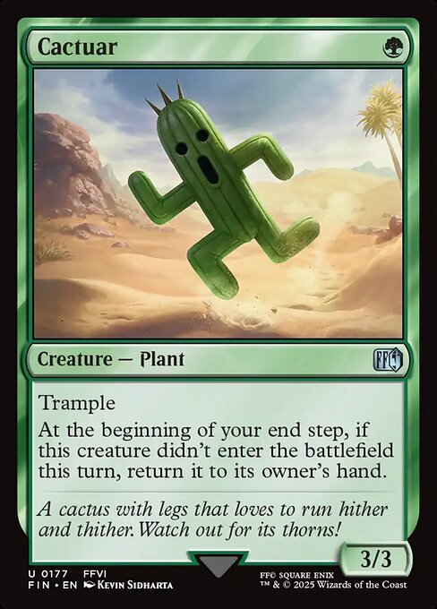 Cactuar — Final Fantasy (Foil)
