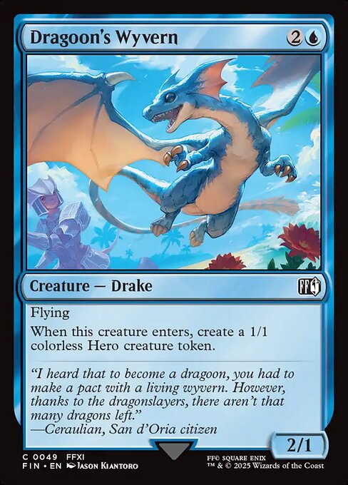 Dragoon's Wyvern — Final Fantasy (Foil)