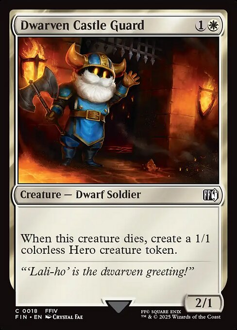 Dwarven Castle Guard — Final Fantasy